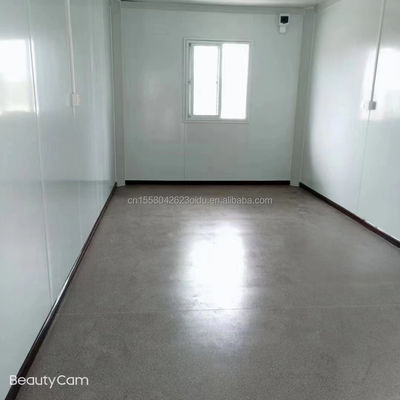 Famille Portable Aménagement Flat 20ft ou 40ft Luxe salle de conteneurs préfabriqués avec fenêtres en alliage d'aluminium