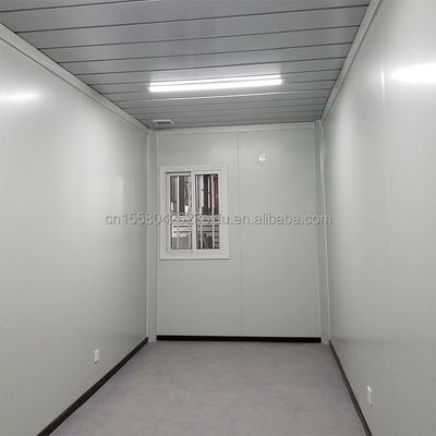 Famille Portable Aménagement Flat 20ft ou 40ft Luxe salle de conteneurs préfabriqués avec fenêtres en alliage d'aluminium