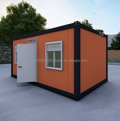 Affordable 20ft/40ft mur 50/75/100mm panneau sandwich ondulé salle de conteneur préfabriqué pour la résidence familiale moderne
