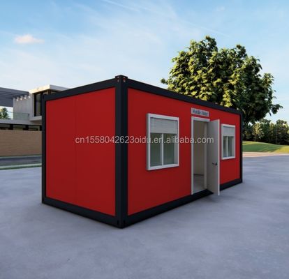 Affordable 20ft/40ft mur 50/75/100mm panneau sandwich ondulé salle de conteneur préfabriqué pour la résidence familiale moderne