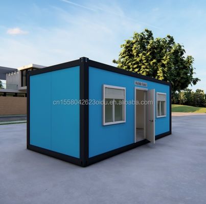 Affordable 20ft/40ft mur 50/75/100mm panneau sandwich ondulé salle de conteneur préfabriqué pour la résidence familiale moderne