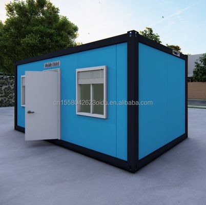 Affordable 20ft/40ft mur 50/75/100mm panneau sandwich ondulé salle de conteneur préfabriqué pour la résidence familiale moderne