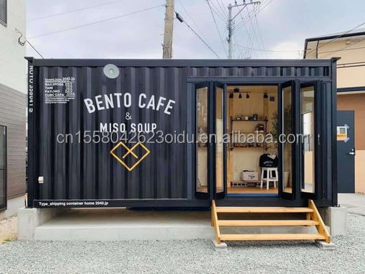 Container à paquet plat Hôtel modulaire Petit mobilier d'expédition Des maisons portables 2 chambres à coucher Container de vie Restaurant Container des maisons