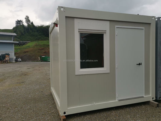 Hôtel maison de conteneurs emballement plat pour la construction rapide de la famille cadre en acier galvanisé pliage 180g maison en bois de luxe
