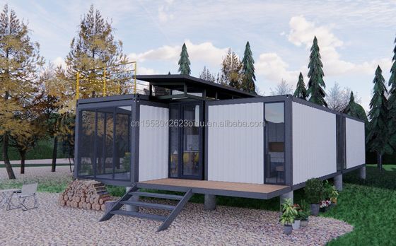Cadre en acier galvanisé en acier pliant 180g 20ft 40ft Ferme maison appartement emballage conteneur chambre à coucher cuisine salon salle de bains