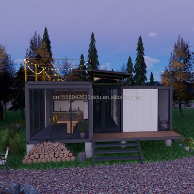 Cadre en acier galvanisé en acier pliant 180g 20ft 40ft Ferme maison appartement emballage conteneur chambre à coucher cuisine salon salle de bains