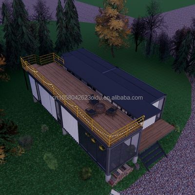 Cadre en acier galvanisé en acier pliant 180g 20ft 40ft Ferme maison appartement emballage conteneur chambre à coucher cuisine salon salle de bains