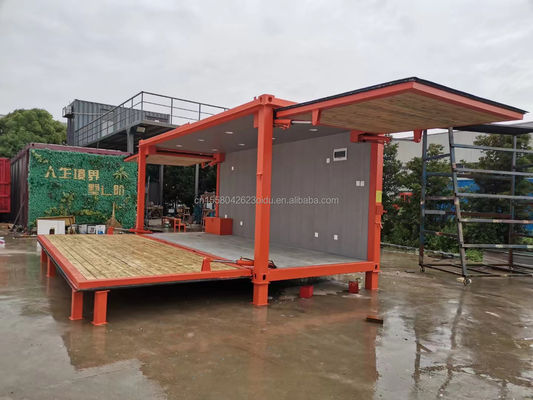 20 pieds 10 pieds Mini Pop-up Boutique Conteneur Café Bar Restaurant de restauration rapide Magasin de commodité Kiosque Booth pour le supermarché