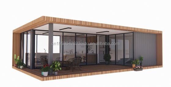 Container élargi pour famille de trois personnes Installation rapide Maison mobile Luxe abordable