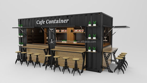 Fournir une maison mobile d'hôtel pliable personnalisée avec pliage d'acier galvanisé 180g 20ft prêt à l'expédition