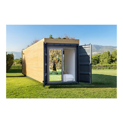 Maison galvanisée en acier pliable cadre en acier 20ft maisons extensibles maisons préfabriquées maison de luxe conteneur pour le style de design chinois