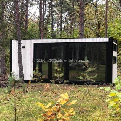 OEM 20 pieds multi-fonctionnel de luxe maison de conteneurs à paquet plat maison avec 50/75/100mm ondes panneau sandwich mur