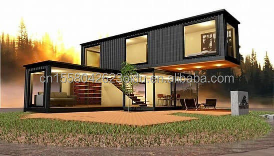 Maison de luxe avec mur 50/75/100mm panneau sandwich ondulé à prix réduit