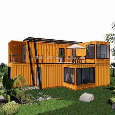 Maison de conteneurs préfabriquée de 20 pieds pour hôtel par les fabricants