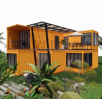 Maison de conteneurs préfabriquée de 20 pieds pour hôtel par les fabricants