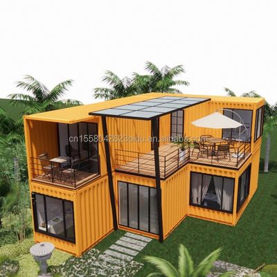 Maison de conteneurs préfabriquée de 20 pieds pour hôtel par les fabricants
